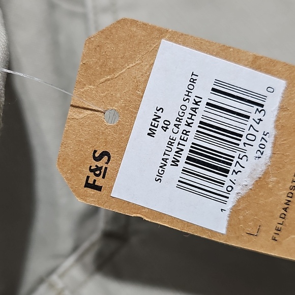Field & Stream Men's Cargo Shorts Tan Size 40 New - Picture 4 of 5